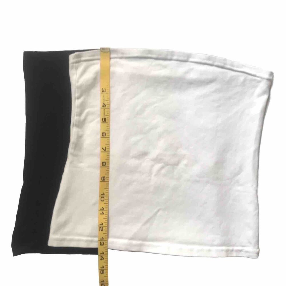 Baby Be Mine Maternity Pregnancy Belly Wrap Bands Lot of 2 Size 1 Black White - Picture 6 of 6
